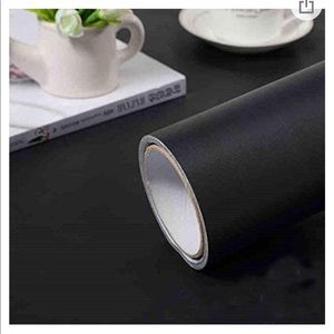 Black Wallpaper Self Adhesive Peel and Stick Wall Paper
Three rolls